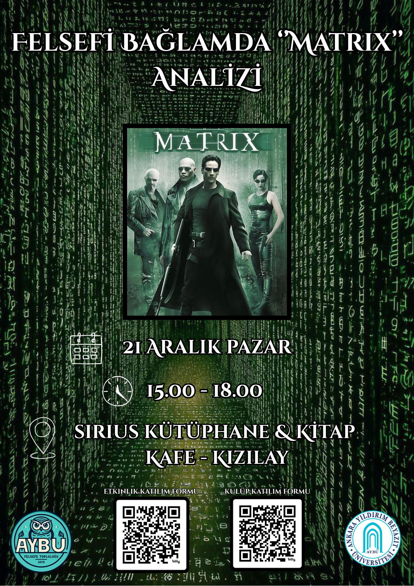 Matrix (1999) – Felsefi Analiz Etkinliği